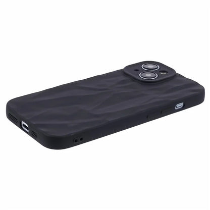 HRX Series For iPhone 13 6.1 inch Case  3D Pleats Wrinkle Drop-proof TPU Protective Shell