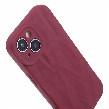 HRX Series For iPhone 13 6.1 inch Case  3D Pleats Wrinkle Drop-proof TPU Protective Shell