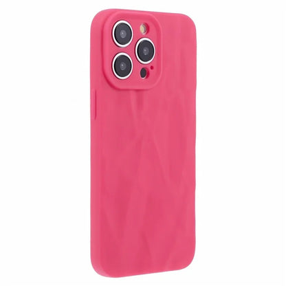 HRX Series For iPhone 14 Pro Max Case Solid Color Wrinkle Protective Back Cover