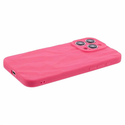 HRX Series For iPhone 14 Pro Max Case Solid Color Wrinkle Protective Back Cover