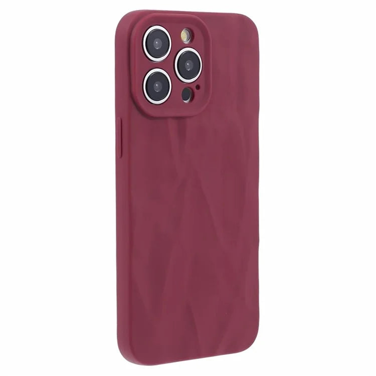 HRX Series For iPhone 14 Pro Max Case Solid Color Wrinkle Protective Back Cover