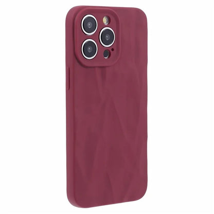 HRX Series For iPhone 14 Pro Max Case Solid Color Wrinkle Protective Back Cover