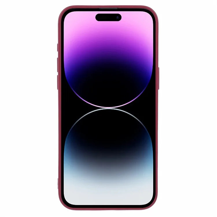 HRX Series For iPhone 14 Pro Max Case Solid Color Wrinkle Protective Back Cover