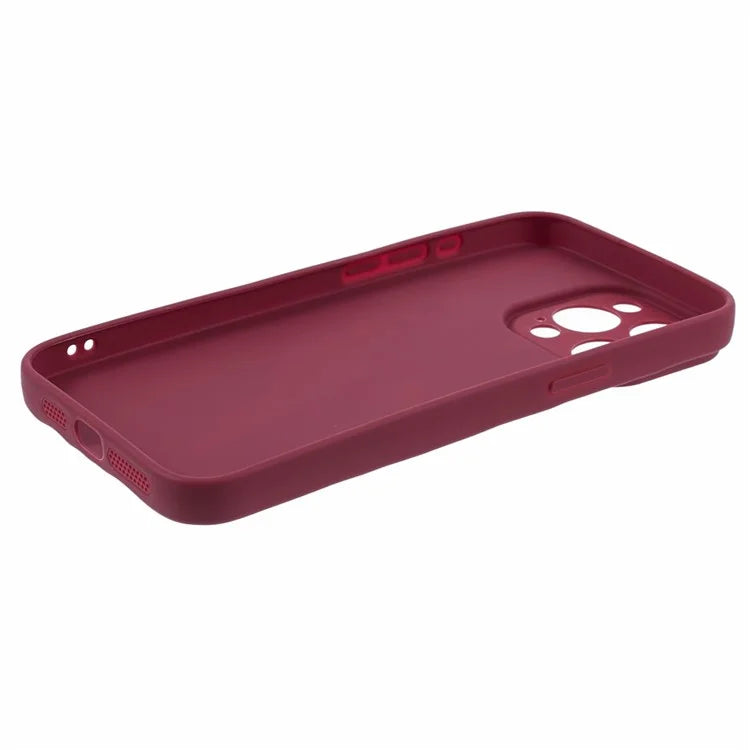 HRX Series For iPhone 14 Pro Max Case Solid Color Wrinkle Protective Back Cover