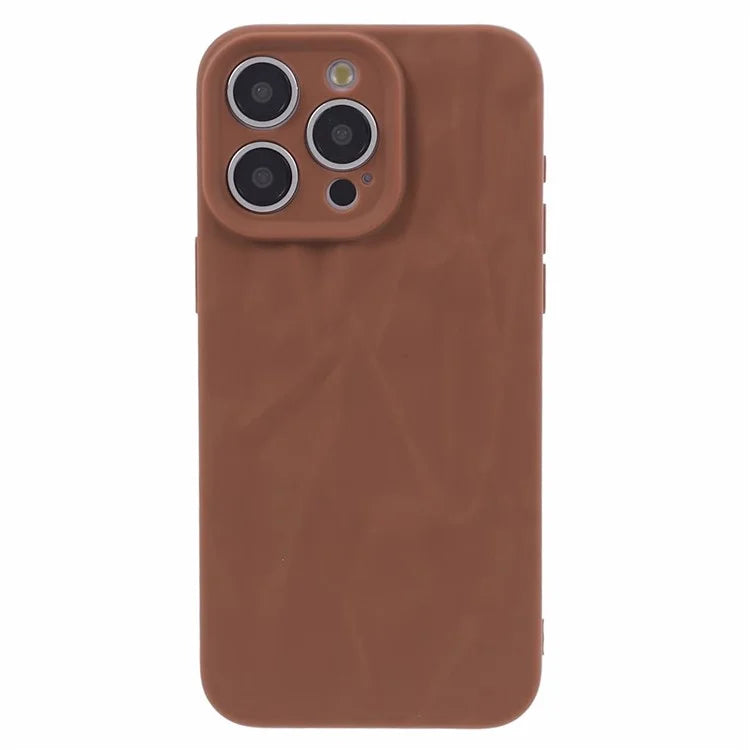 HRX Series For iPhone 14 Pro Max Case Solid Color Wrinkle Protective Back Cover
