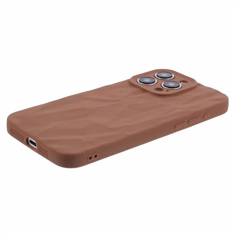 HRX Series For iPhone 14 Pro Max Case Solid Color Wrinkle Protective Back Cover