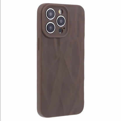 HRX Series For iPhone 14 Pro Max Case Solid Color Wrinkle Protective Back Cover