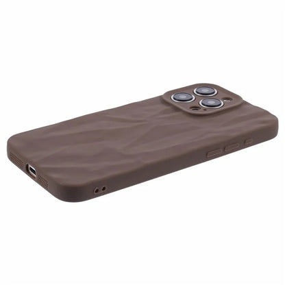HRX Series For iPhone 14 Pro Max Case Solid Color Wrinkle Protective Back Cover