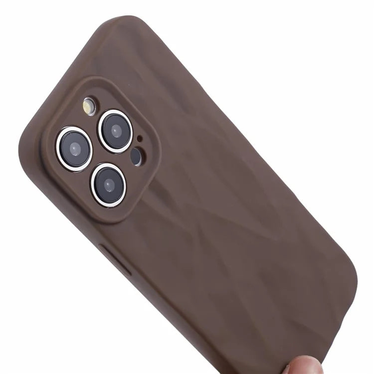 HRX Series For iPhone 14 Pro Max Case Solid Color Wrinkle Protective Back Cover