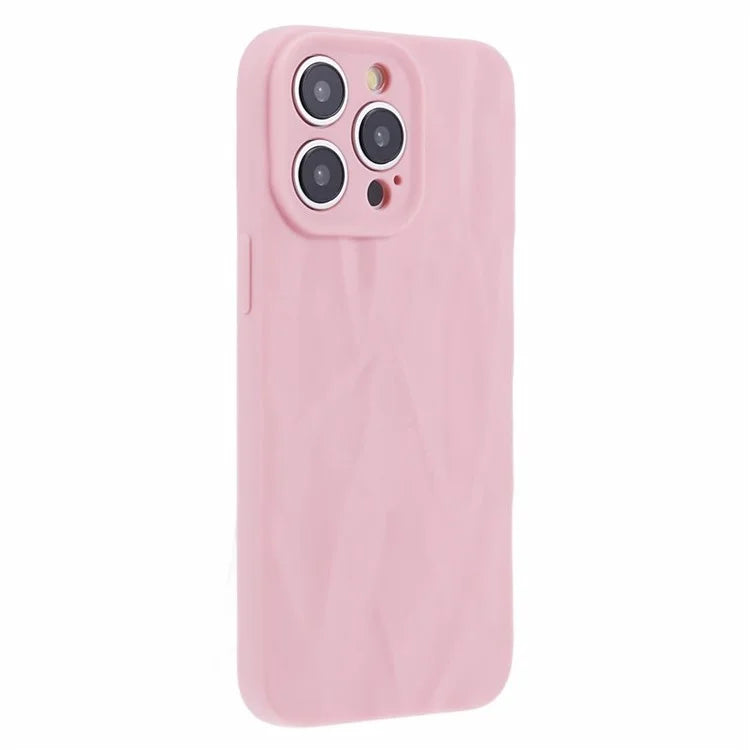 HRX Series For iPhone 14 Pro Max Case Solid Color Wrinkle Protective Back Cover