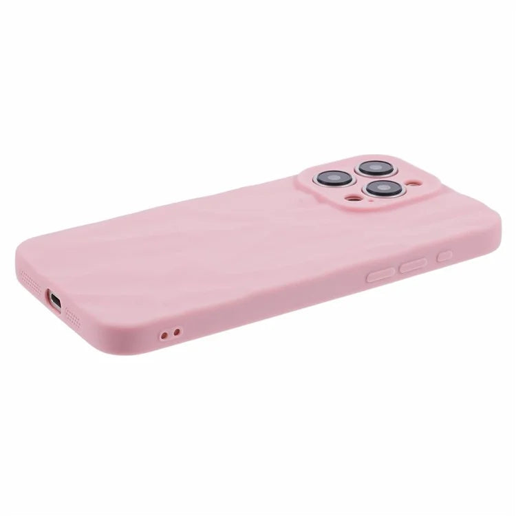 HRX Series For iPhone 14 Pro Max Case Solid Color Wrinkle Protective Back Cover