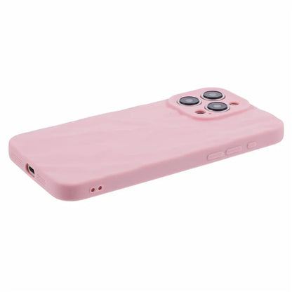HRX Series For iPhone 14 Pro Max Case Solid Color Wrinkle Protective Back Cover