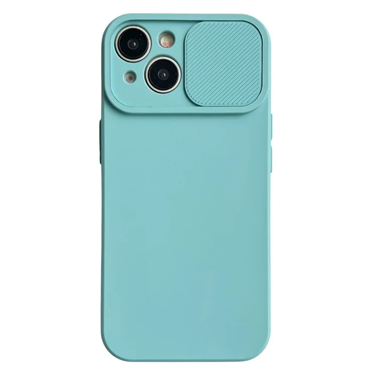 TMT Series for iPhone 15 Plus Cell Phone Case Soft Lining TPU Slide Lens Window Cover