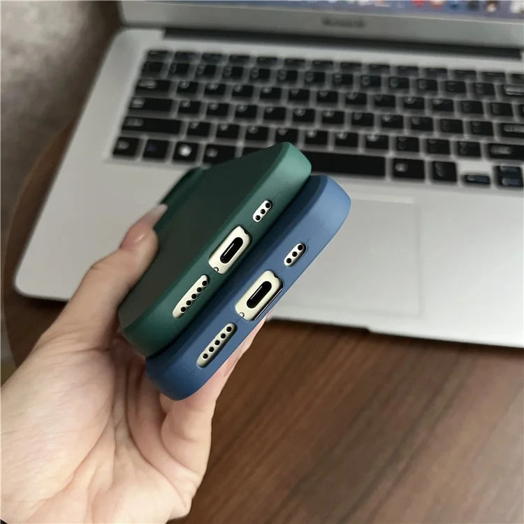 TMT Series Phone Case for iPhone 13 Soft TPU Protective Cover with Camera Protector