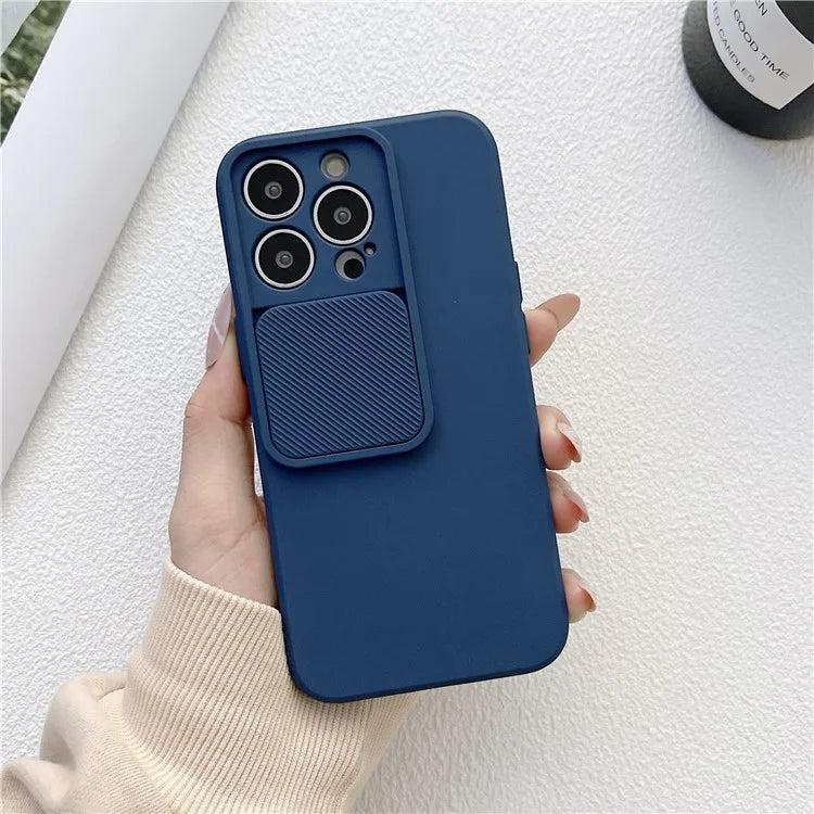 For iPhone 14 Pro TPU Case TMT Series Vertical Slide Camera Protection Phone Cover