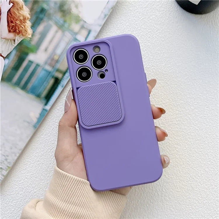 TMT Series for iPhone 13 Pro Phone Case with Vertical Slide Camera Cover