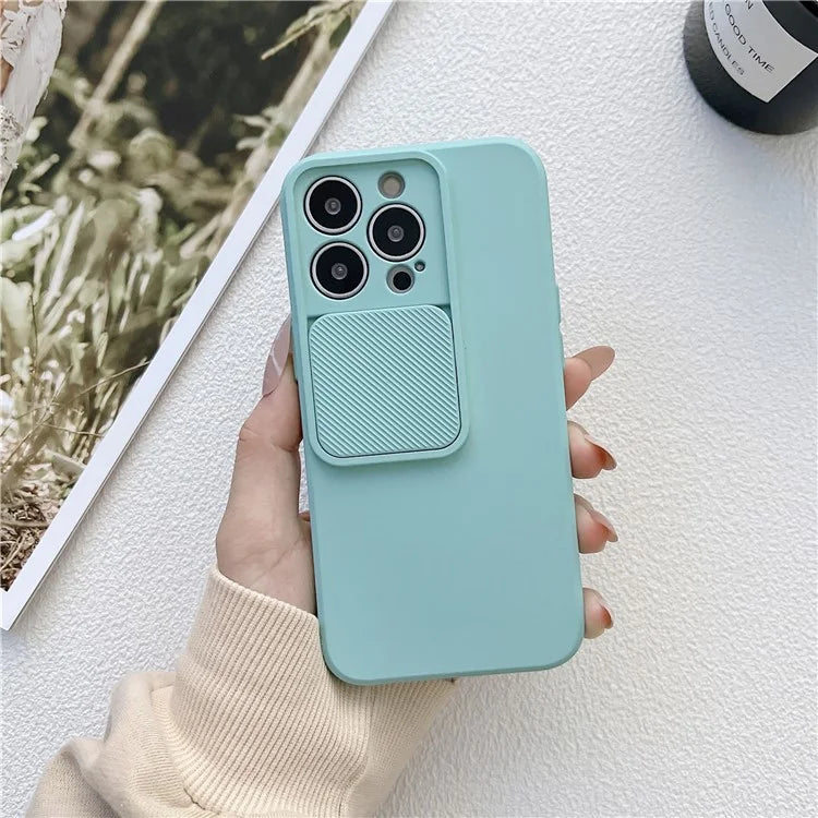 TMT Series for iPhone 13 Pro Phone Case with Vertical Slide Camera Cover