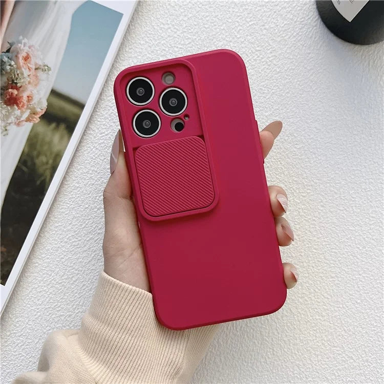 TMT Series for iPhone 13 Pro Phone Case with Vertical Slide Camera Cover