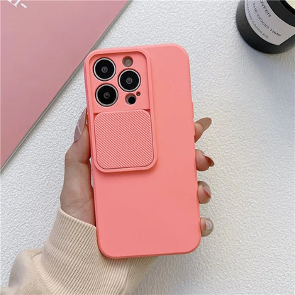 TMT Series for iPhone 13 Pro Phone Case with Vertical Slide Camera Cover