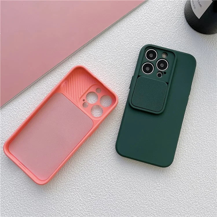 TMT Series for iPhone 13 Pro Phone Case with Vertical Slide Camera Cover