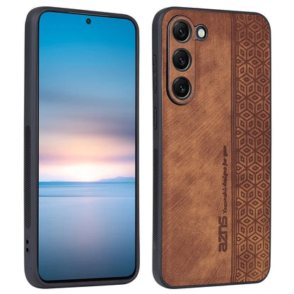 AZNS For Samsung Galaxy S24+ Imprinted Case PU Leather+TPU Mobile Phone Guard Cover