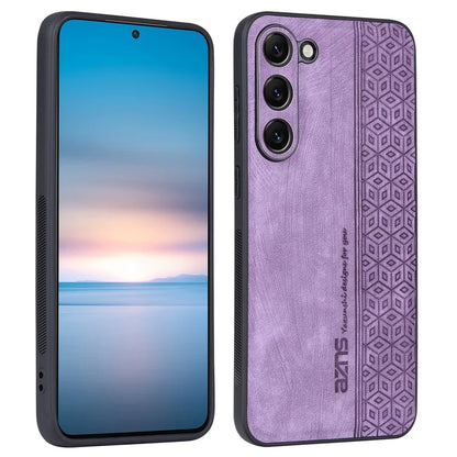 AZNS For Samsung Galaxy S24+ Imprinted Case PU Leather+TPU Mobile Phone Guard Cover