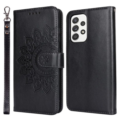 For Samsung Galaxy A53 5G Magnetic Phone Case R61 Texture Leather Wallet Stand Cover