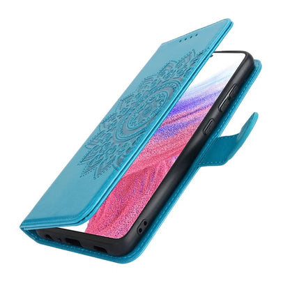 For Samsung Galaxy A53 5G Magnetic Phone Case R61 Texture Leather Wallet Stand Cover