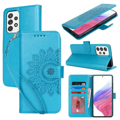 For Samsung Galaxy A53 5G Magnetic Phone Case R61 Texture Leather Wallet Stand Cover