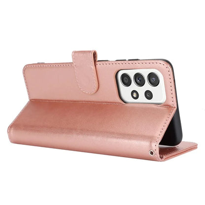 For Samsung Galaxy A53 5G Magnetic Phone Case R61 Texture Leather Wallet Stand Cover