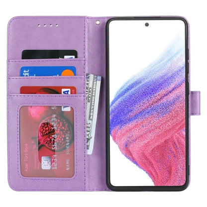 For Samsung Galaxy A53 5G Magnetic Phone Case R61 Texture Leather Wallet Stand Cover