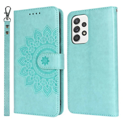 For Samsung Galaxy A53 5G Magnetic Phone Case R61 Texture Leather Wallet Stand Cover