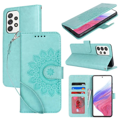 For Samsung Galaxy A53 5G Magnetic Phone Case R61 Texture Leather Wallet Stand Cover