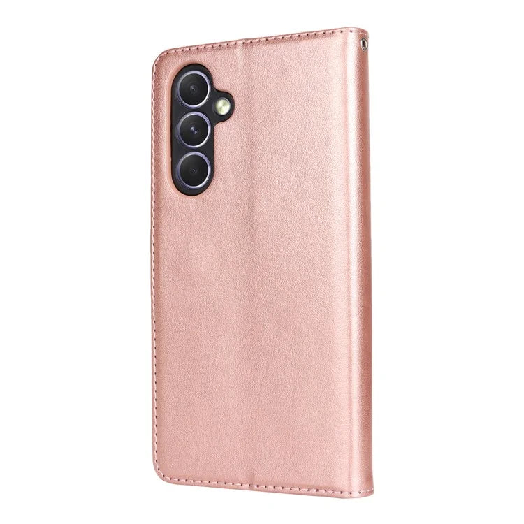 For Samsung Galaxy A54 5G Cell Phone Case Imprint R61 Texture Anti-drop PU Leather Wallet Cover