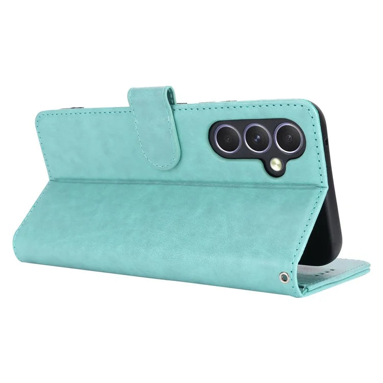 For Samsung Galaxy A54 5G Cell Phone Case Imprint R61 Texture Anti-drop PU Leather Wallet Cover