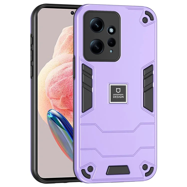 For Xiaomi Redmi Note 12 4G Case 2 in 1 Shockproof Phone Cover Oil-proof