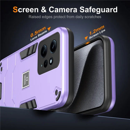 For Xiaomi Redmi Note 12 4G Case 2 in 1 Shockproof Phone Cover Oil-proof