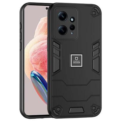 For Xiaomi Redmi Note 12 4G Case 2 in 1 Shockproof Phone Cover Oil-proof