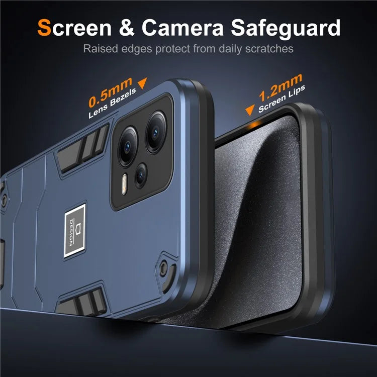 For Xiaomi Redmi Note 12 5G (India) / Poco X5 5G Case PC+TPU Phone Cover