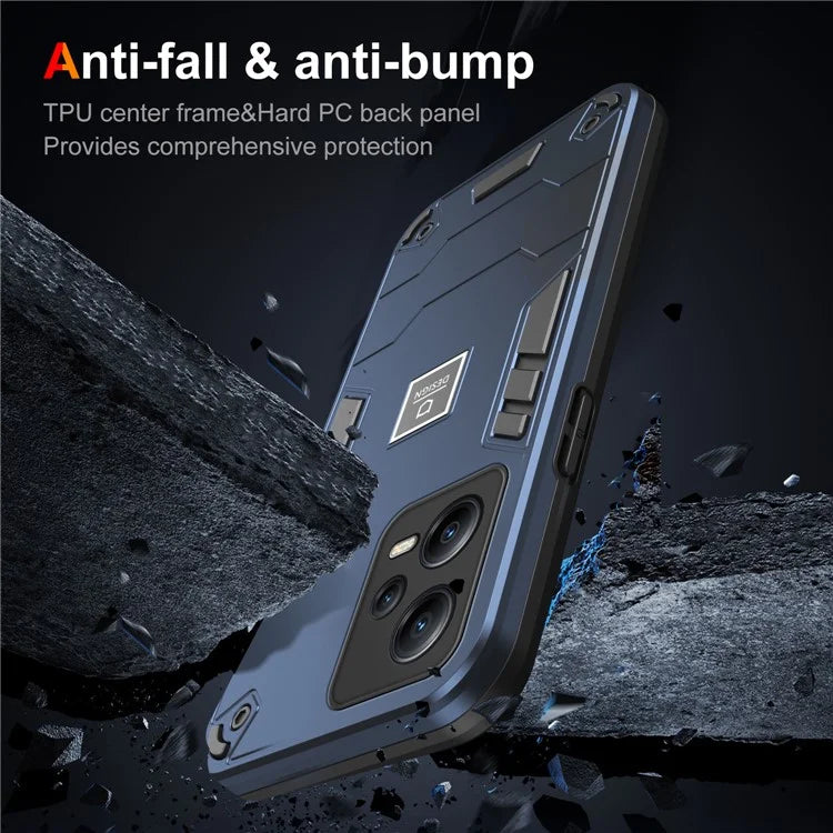 For Xiaomi Redmi Note 12 5G (India) / Poco X5 5G Case PC+TPU Phone Cover