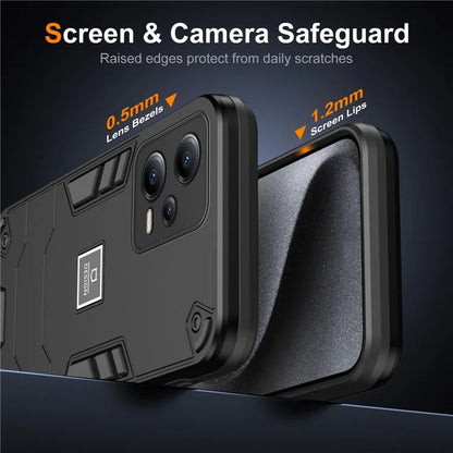 For Xiaomi Redmi Note 12 5G (India) / Poco X5 5G Case PC+TPU Phone Cover