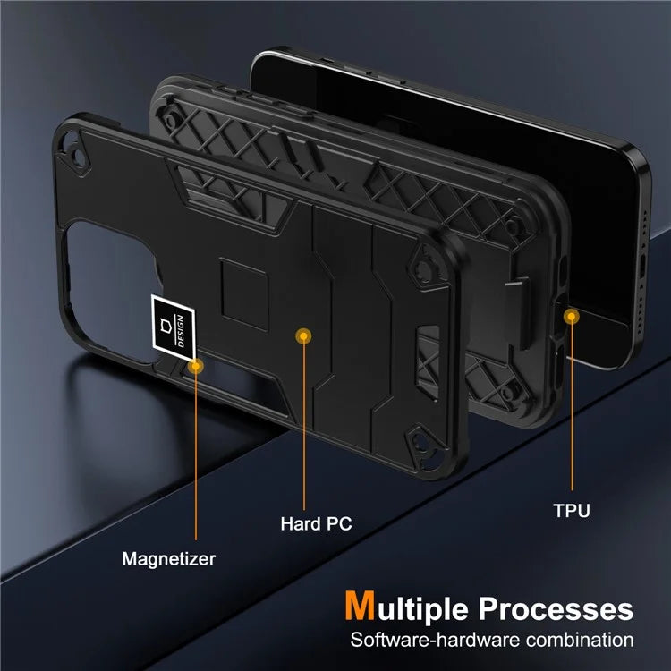 For Xiaomi Redmi Note 12 5G (India) / Poco X5 5G Case PC+TPU Phone Cover