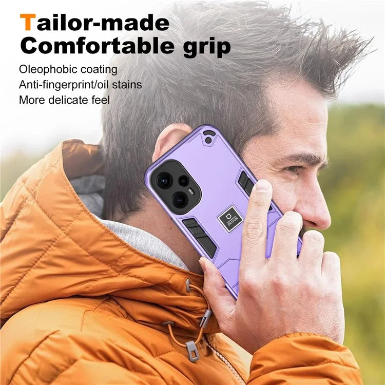 For Xiaomi Poco F5 5G / Redmi Note 12 Turbo Case Drop Protection PC+TPU Phone Cover