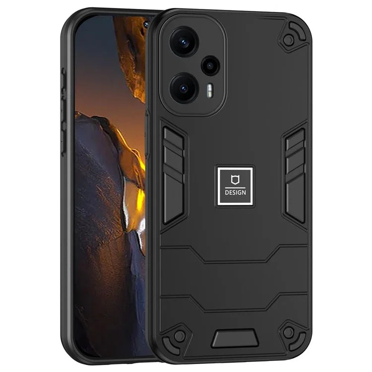 For Xiaomi Poco F5 5G / Redmi Note 12 Turbo Case Drop Protection PC+TPU Phone Cover