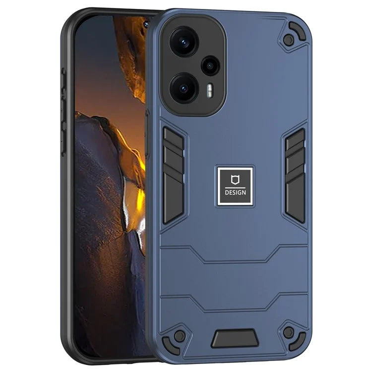 For Xiaomi Poco F5 5G / Redmi Note 12 Turbo Case Drop Protection PC+TPU Phone Cover