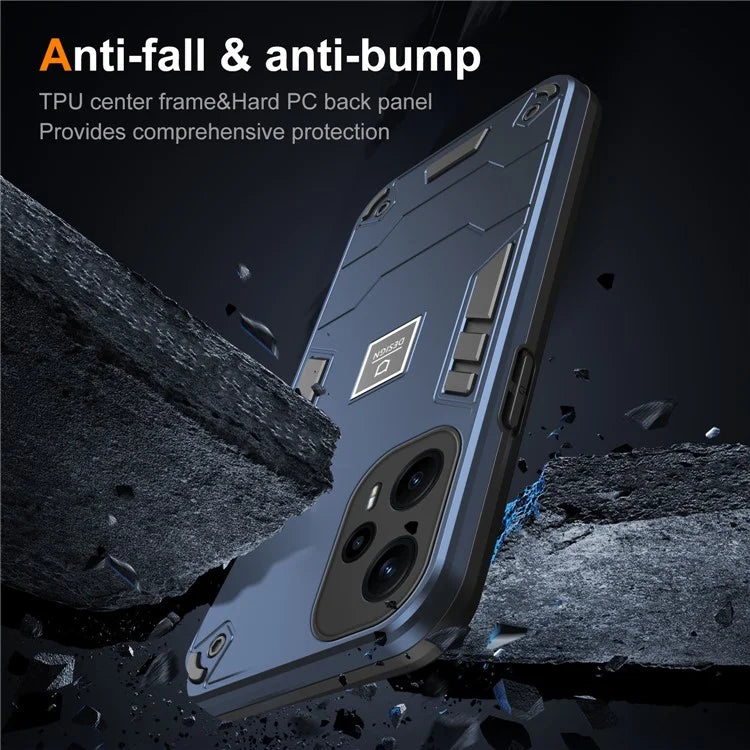 For Xiaomi Poco F5 5G / Redmi Note 12 Turbo Case Drop Protection PC+TPU Phone Cover