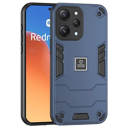 For Xiaomi Redmi 12 4G / 5G (Global) Case PC+TPU Phone Cover 2 in 1 Heavy Duty