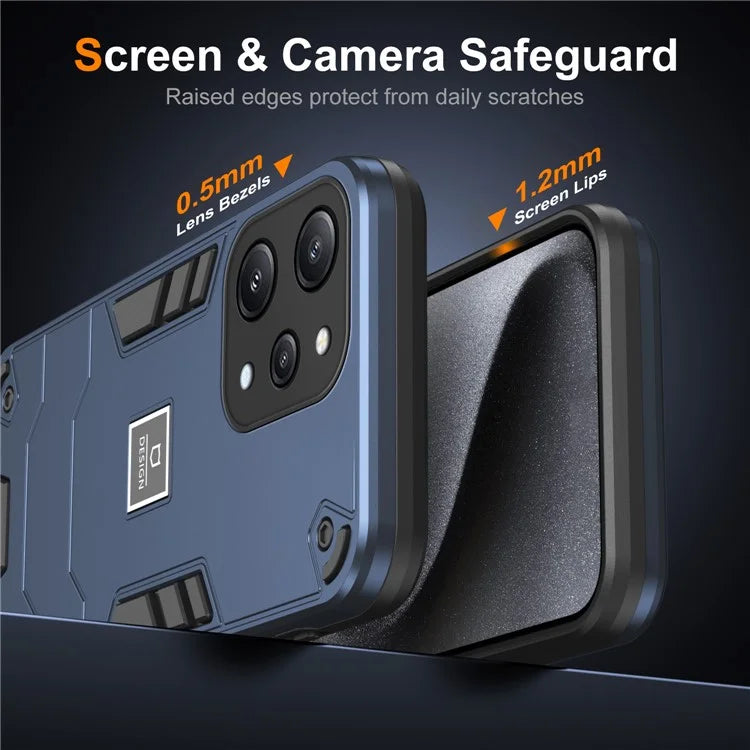 For Xiaomi Redmi 12 4G / 5G (Global) Case PC+TPU Phone Cover 2 in 1 Heavy Duty