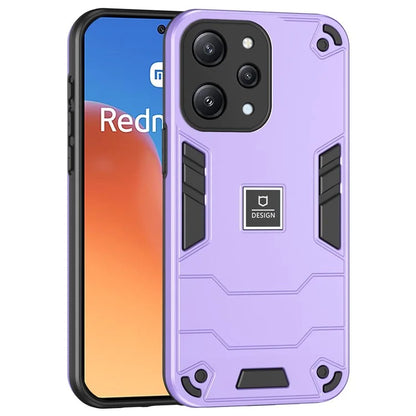 For Xiaomi Redmi 12 4G / 5G (Global) Case PC+TPU Phone Cover 2 in 1 Heavy Duty