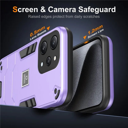 For Xiaomi Redmi 12 4G / 5G (Global) Case PC+TPU Phone Cover 2 in 1 Heavy Duty